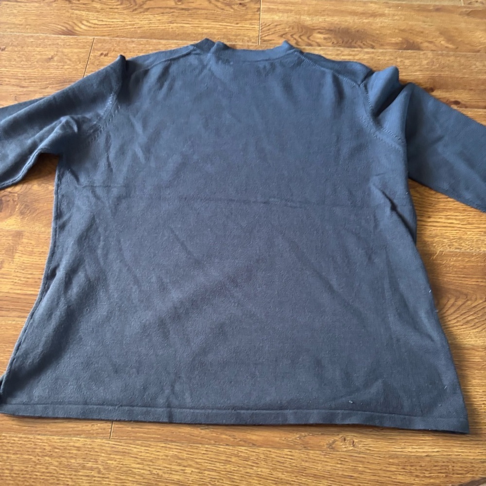 Garfield & Marks Classic Navy Long-Sleeve Pullover